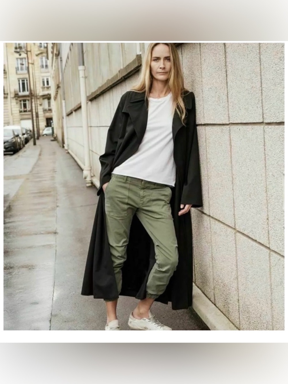 Nili Lotan $325 Cropped Military Crop Pants size 6 green cargo Y2K